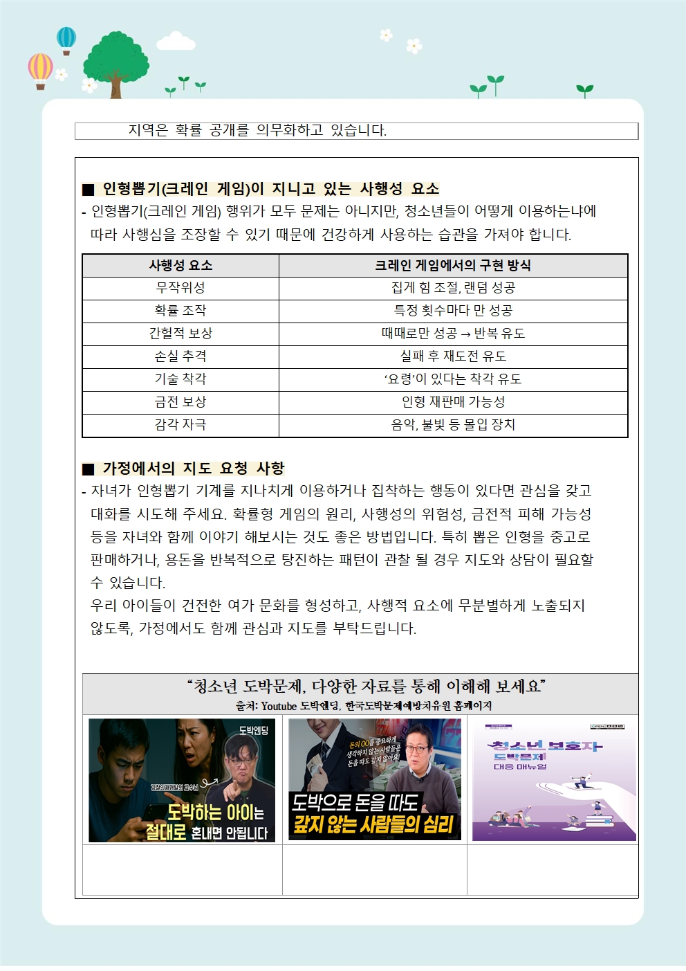 2025. 청소년도박 예방 가정통신문002